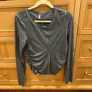 NWT Free People Long Sleeve Grayish Blue Women's Top